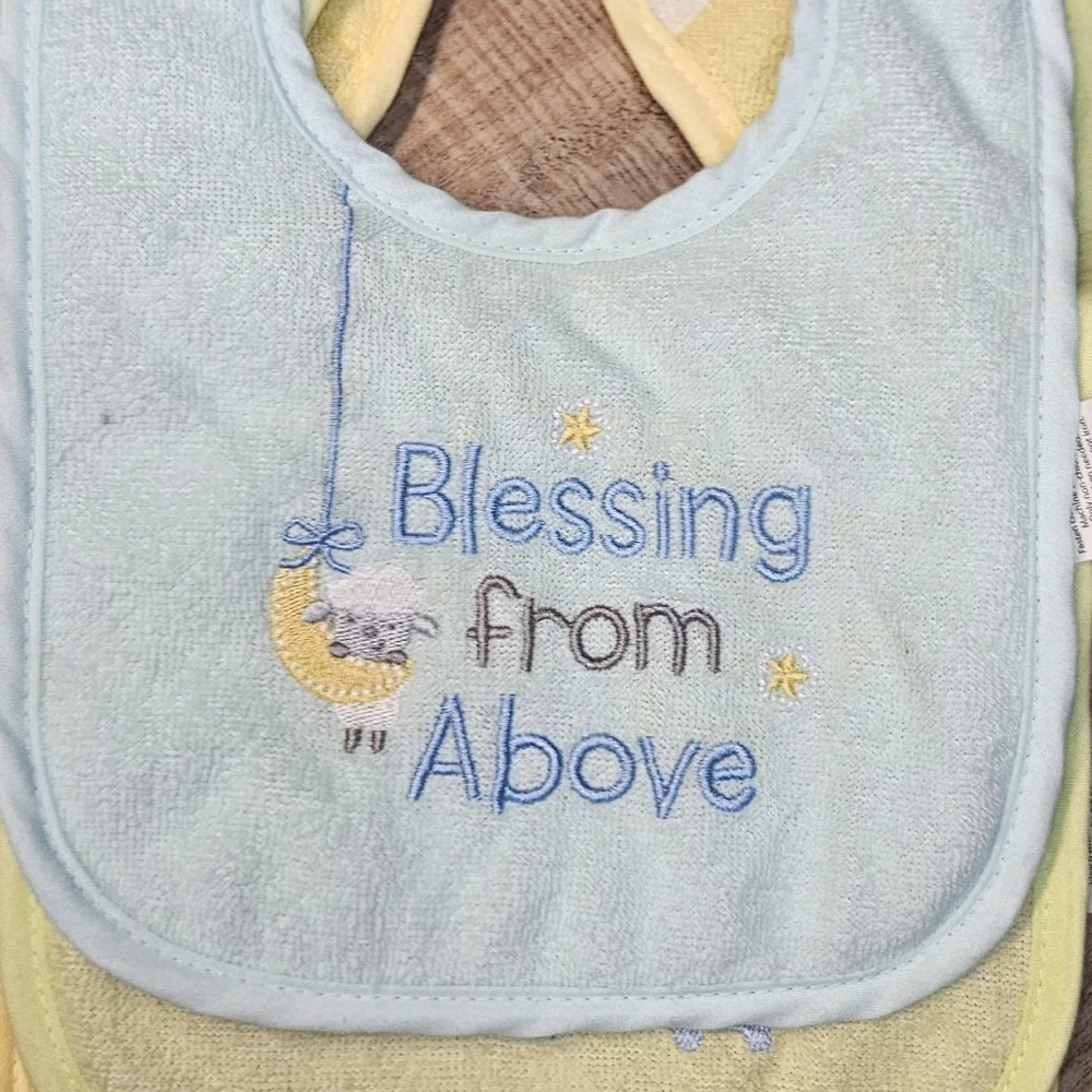 Bundle Of 4 Baby Boy Bibs